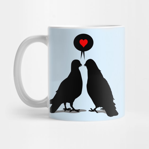 Love saying Doves - Valentine Birds by hardwear